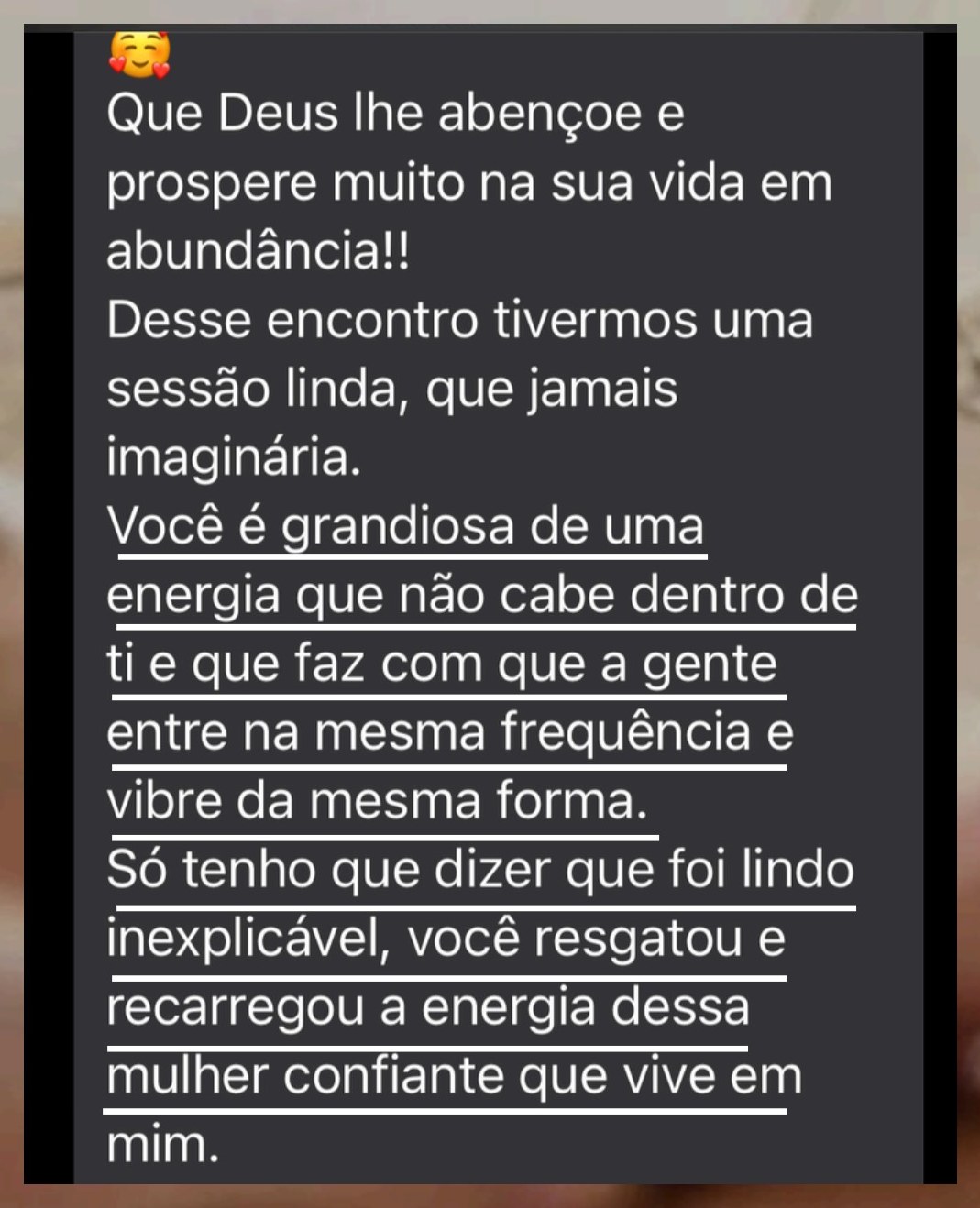Feedback de cliente Almah 3